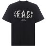 44 Label Group T-shirt 44label Group peace Made Of Cotton - Nero - male - Size: Small