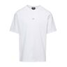 A.P.C. kyle White Crewneck T-shirt With Front Logo Print In Cotton Man - White - male - Size: Extra Large