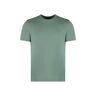 Zegna Cotton Crew-neck T-shirt - green - male - Size: 54