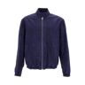 ARMA Aron Bomber In Suede - Blu - male - Size: 52