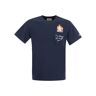 MC2 Saint Barth Cigarette T-shirt With Embroidery On Pocket - Blue - male - Size: Small