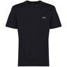 Zegna Logo Cotton T-shirt - 0Blue navy unito - male - Size: 50