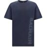 Balmain Reflect Cotton T-shirt - Marine/gris - male - Size: Small