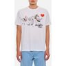 Paul Smith Cotton Cartoon T-shirt - White - male - Size: Extra Large