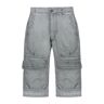 44 Label Group Techno Fabric Bermuda-shorts - grey - male - Size: 52