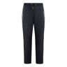 Moncler Blend Virgin Wool Track Pants - blue - male - Size: 50