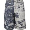 Versace Jeans Couture Magazine Print Denim Shorts - Indaco - male - Size: Medium