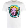 Comme des Garçons Shirt Andy Warhol Print Cotton T-shirt - White - male - Size: Small