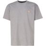 Carhartt T-shirt In Cotton With Logo In Contrasting Colour - Grey - male - Size: Extra Large