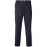 Moncler Navy Virgin Wool Blend Sporty Pants - male - Size: 48