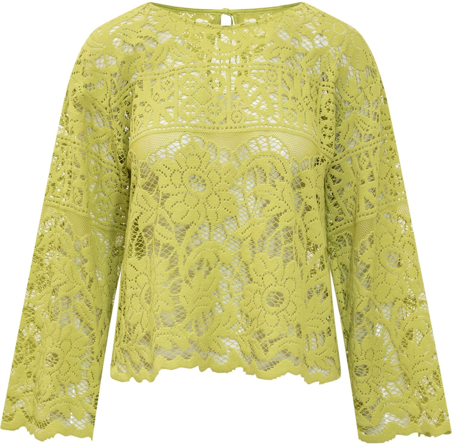 Jucca Lace Blouse - LIME - female - Size: 40