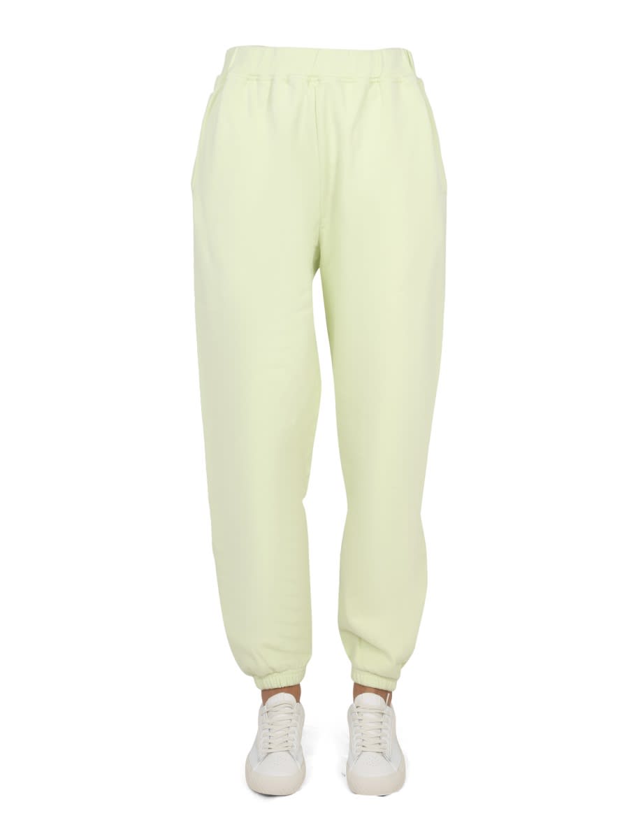 Aries Jogging Pants With Logo Print - GREEN - unisex - Size: Large