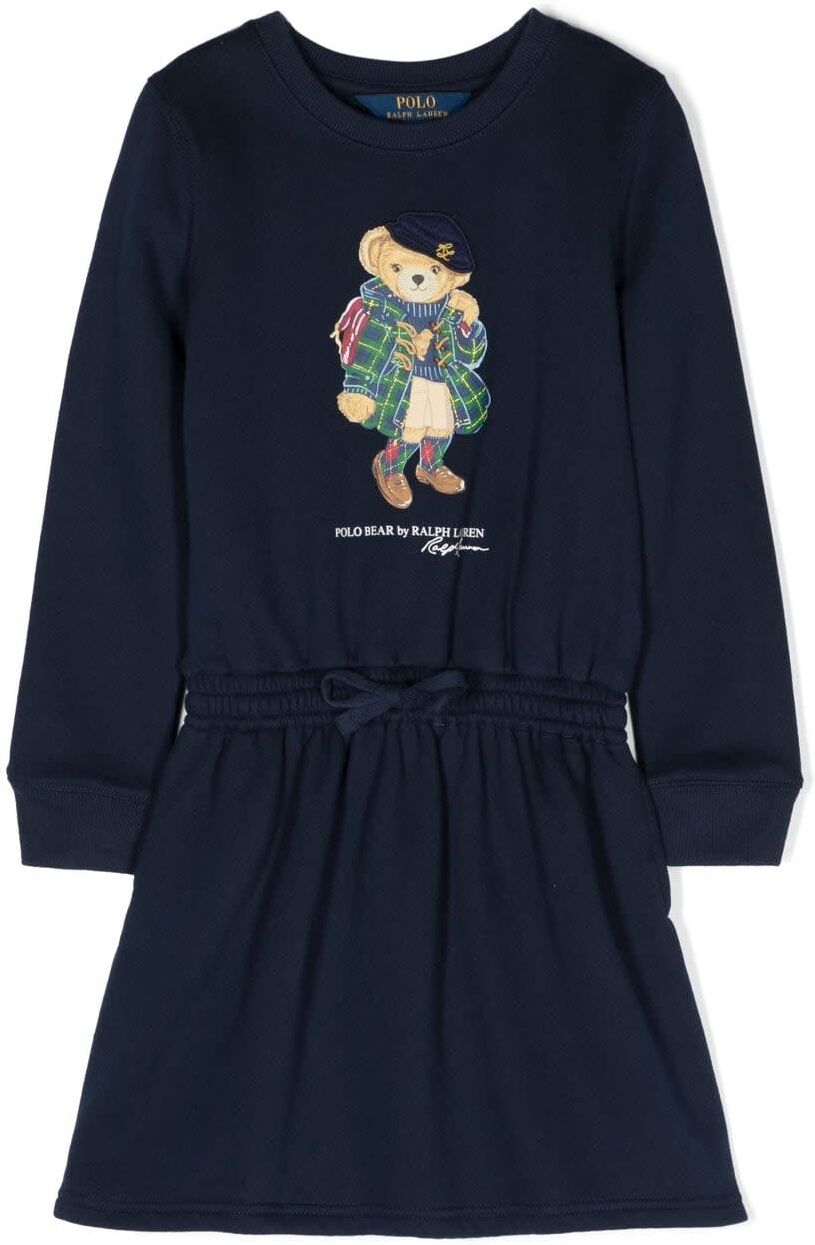 Polo Ralph Lauren Bearfleecedr Dresses Day Dress - 0French Navy - female - Size: 4