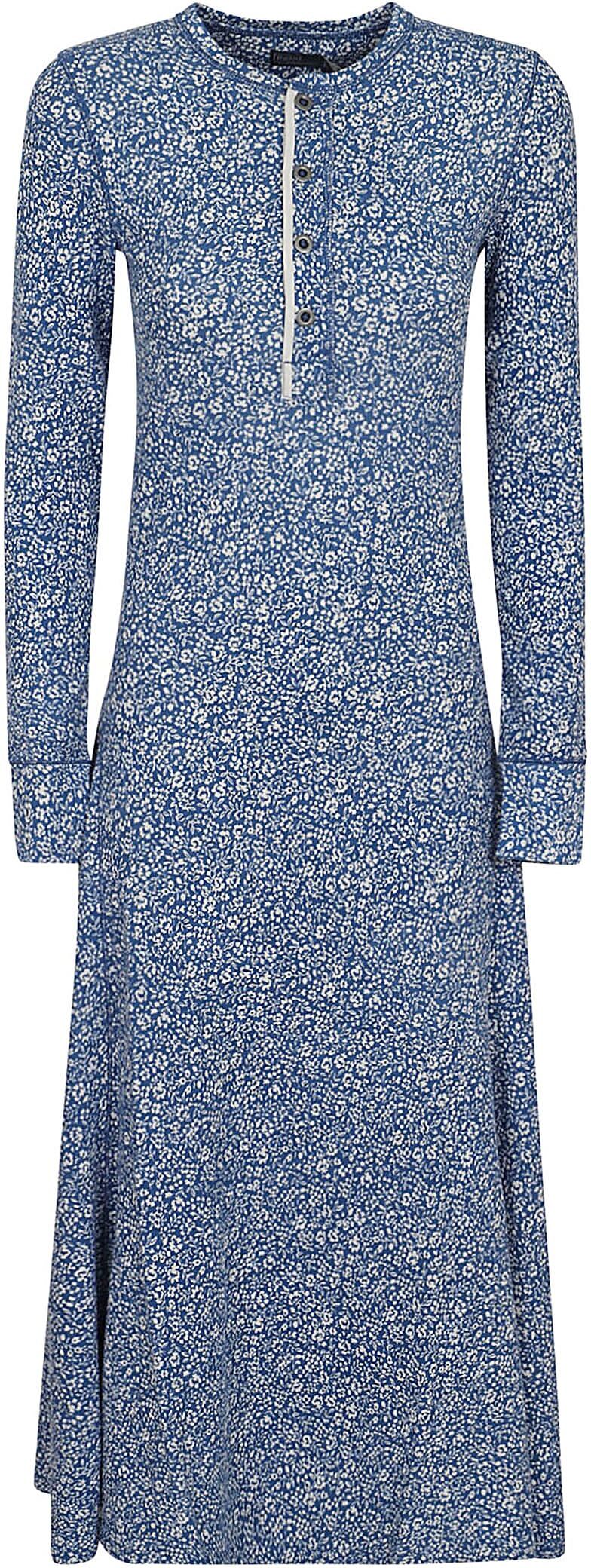 Polo Ralph Lauren Ditsy Rowie-long Sleeve-day Dress - 0Sprouting Flower - female - Size: Small