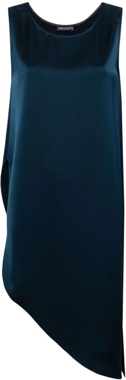 Drhope Tunic Dress With Slits - Navy - female - Size: 46