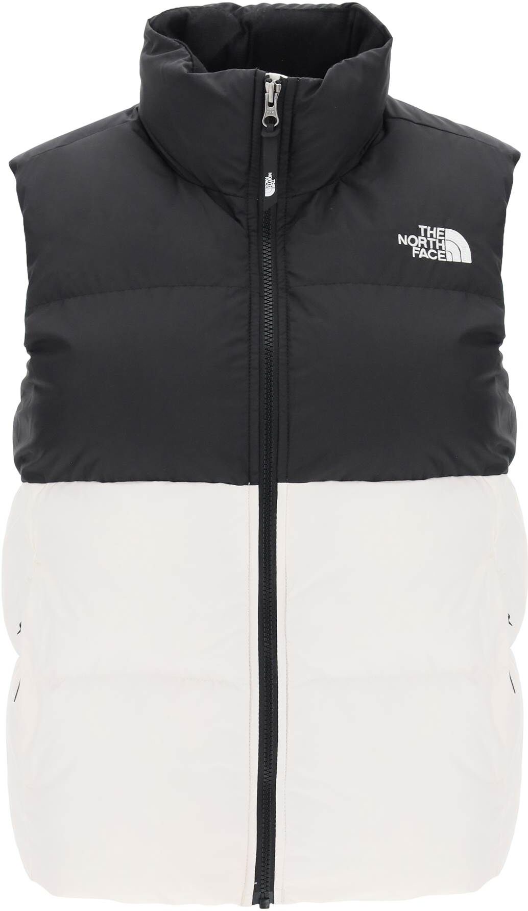 The North Face Saikuru Puffer Vest - 0GARDENIA WHITE TNF BLACK (White) - female - Size: Small