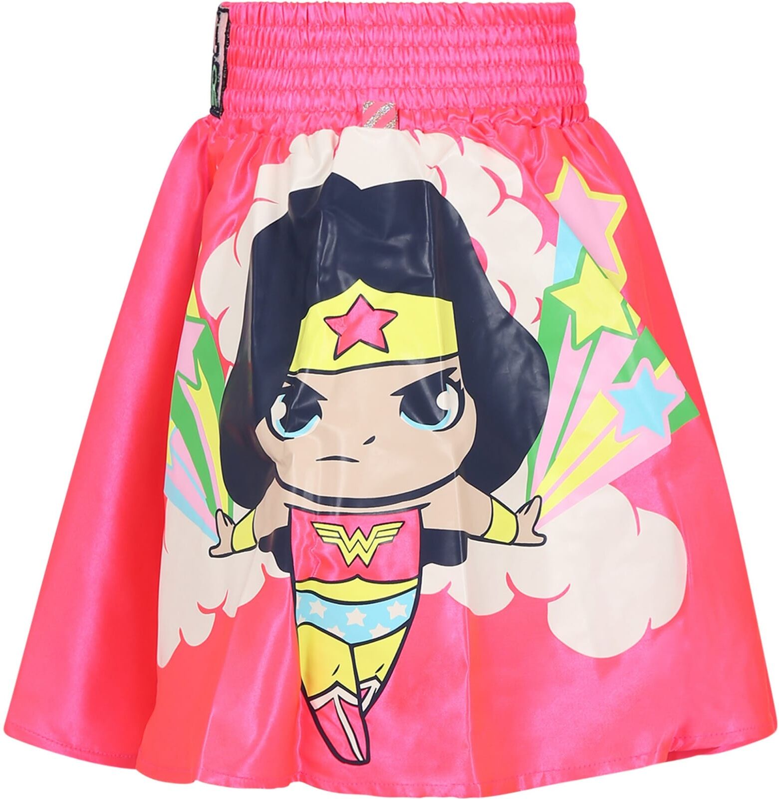 Billieblush Fuchsia Skirt For Girl With Wonder Woman - Fuchsia - female - Size: 2