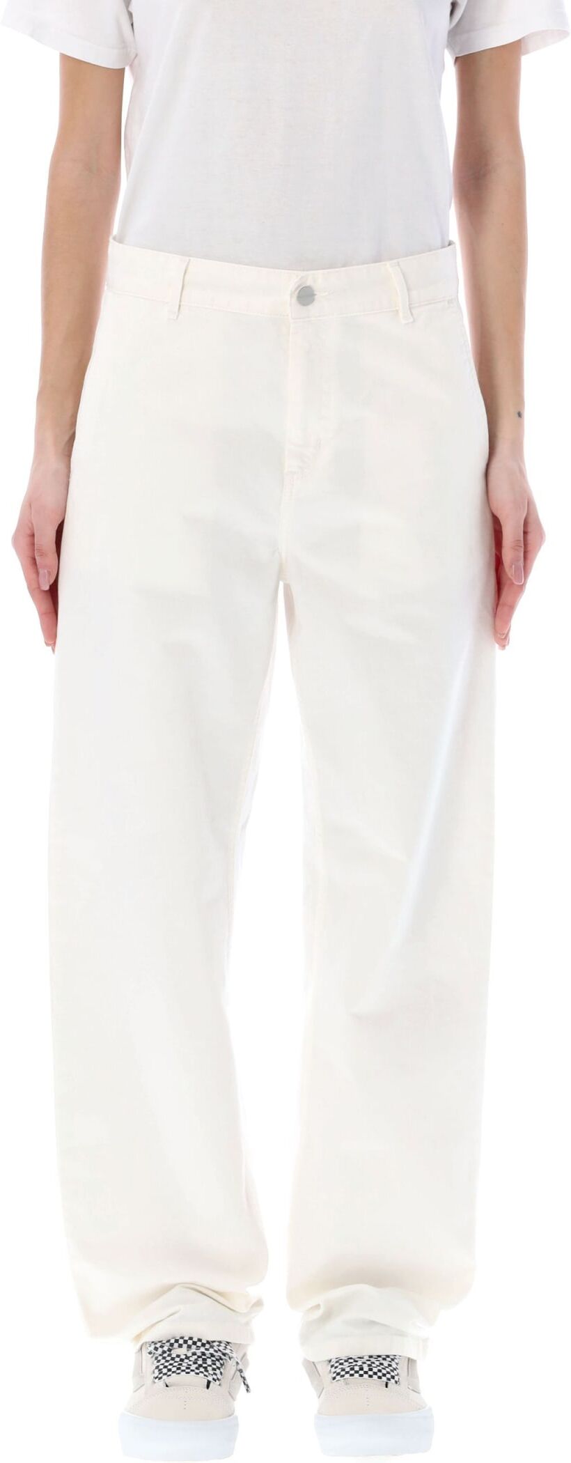 Carhartt Pierce Pant Straight - 0OFF WHITE - female - Size: Extra Small