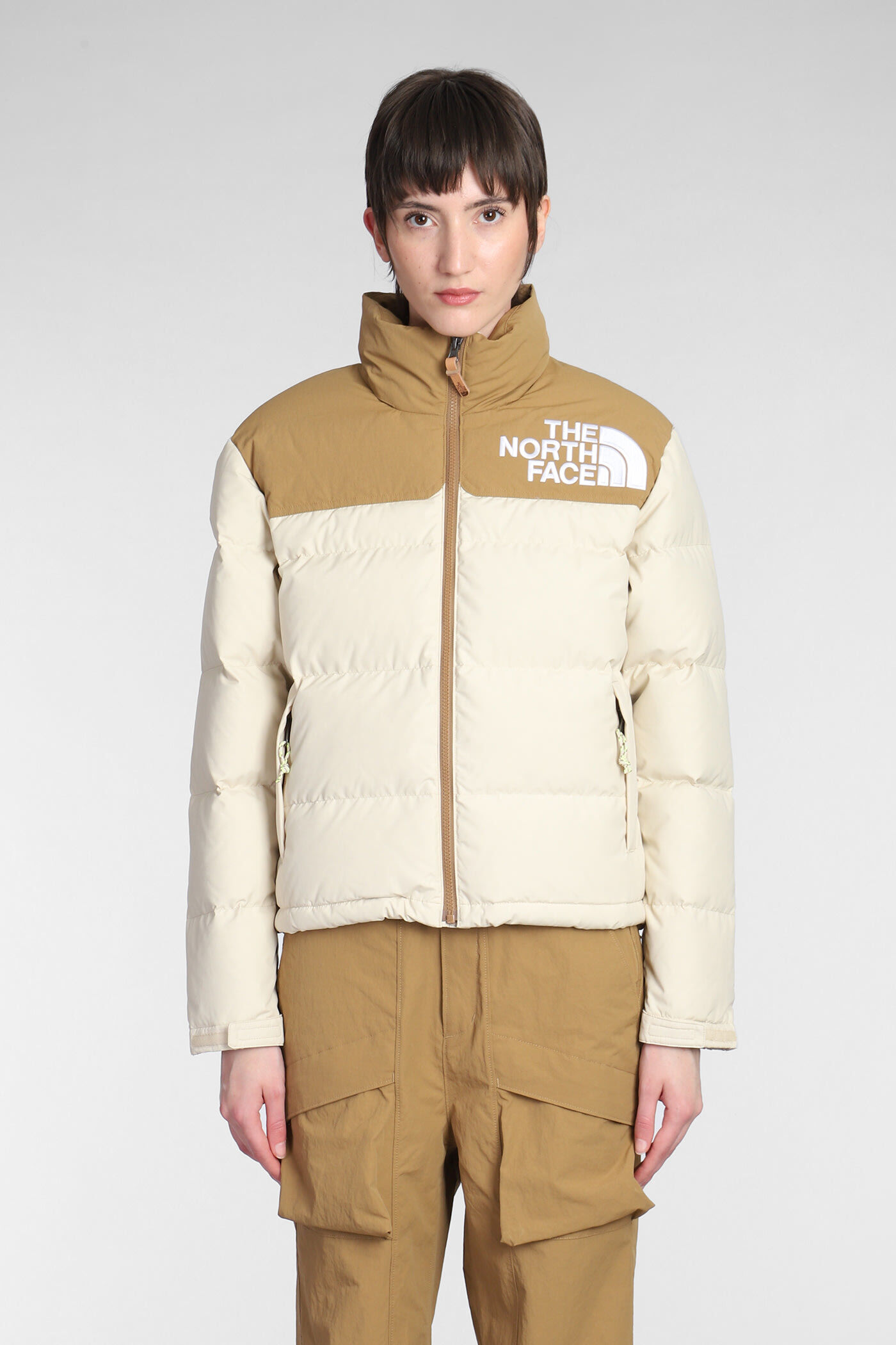 The North Face Puffer In Beige Polyamide - beige - female - Size: Extra Small