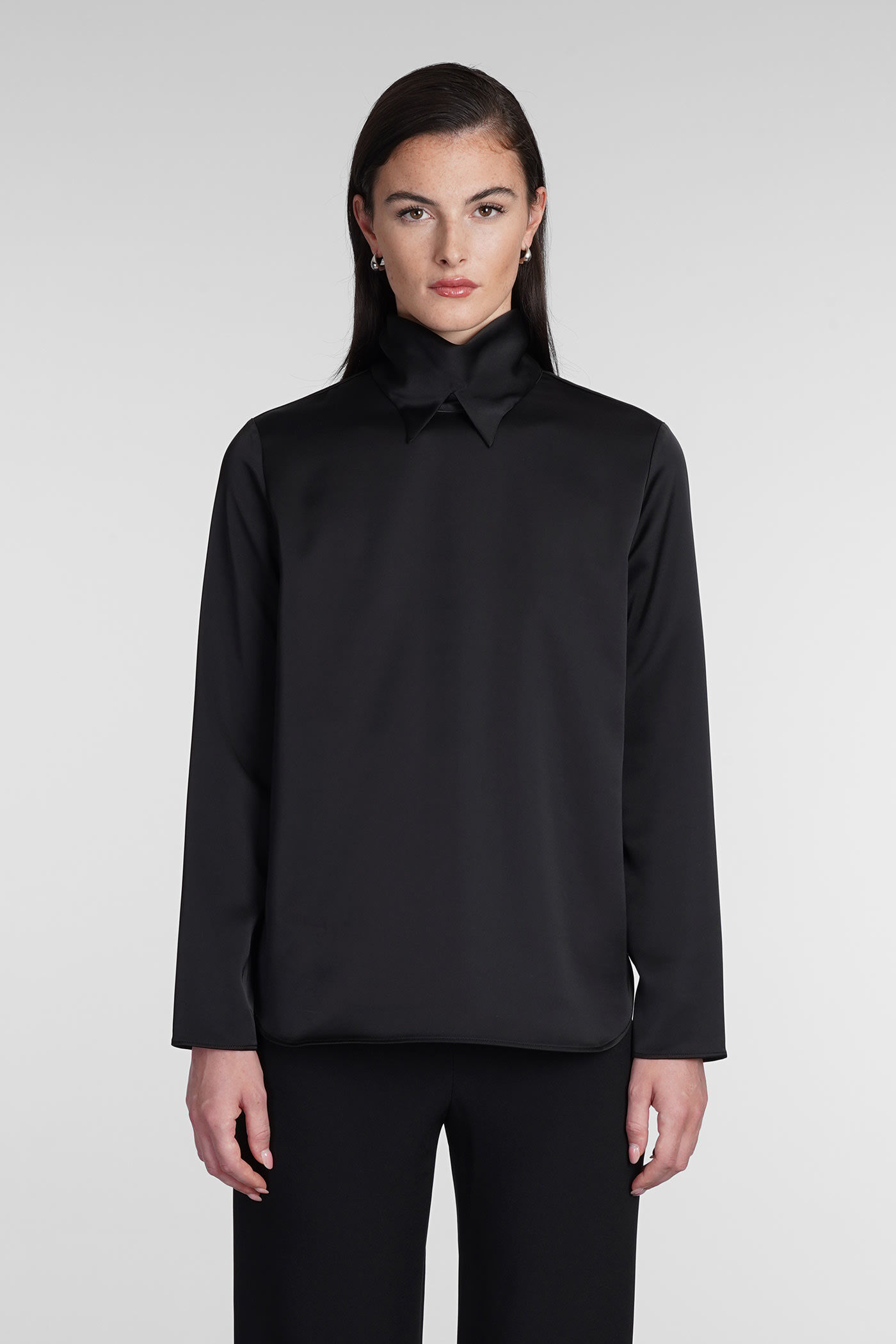 Blouse In Black Polyester Giorgio Armani - WHITE - female - Size: 40