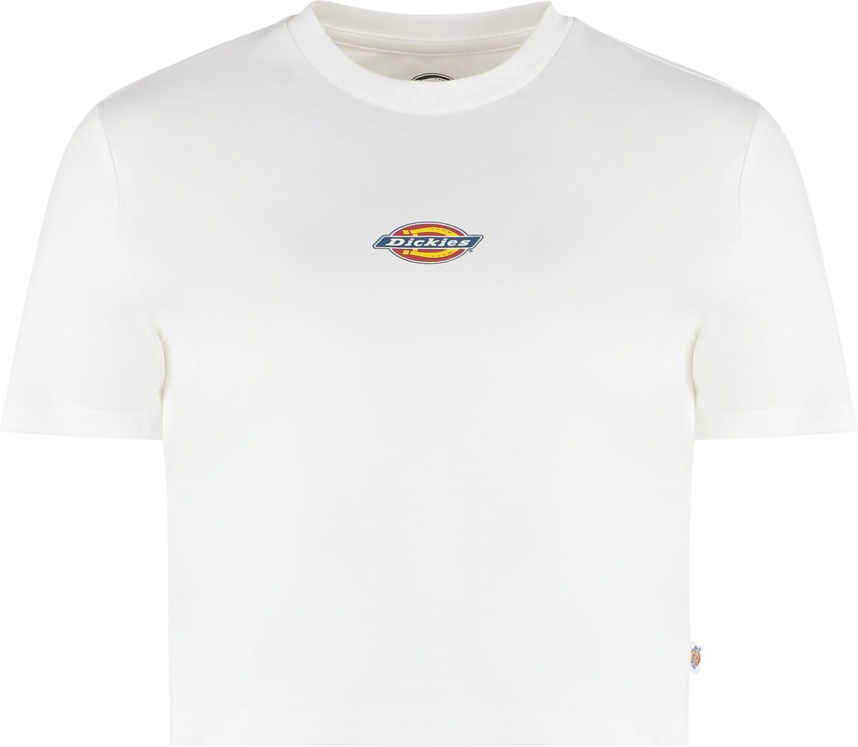 Dickies Maple Valley Printed Stretch Cotton T-shirt - White - female - Size: Large