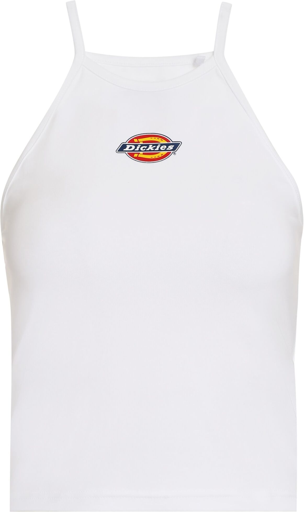 Dickies Chain Lake Cotton Crop Top - White - female - Size: Large