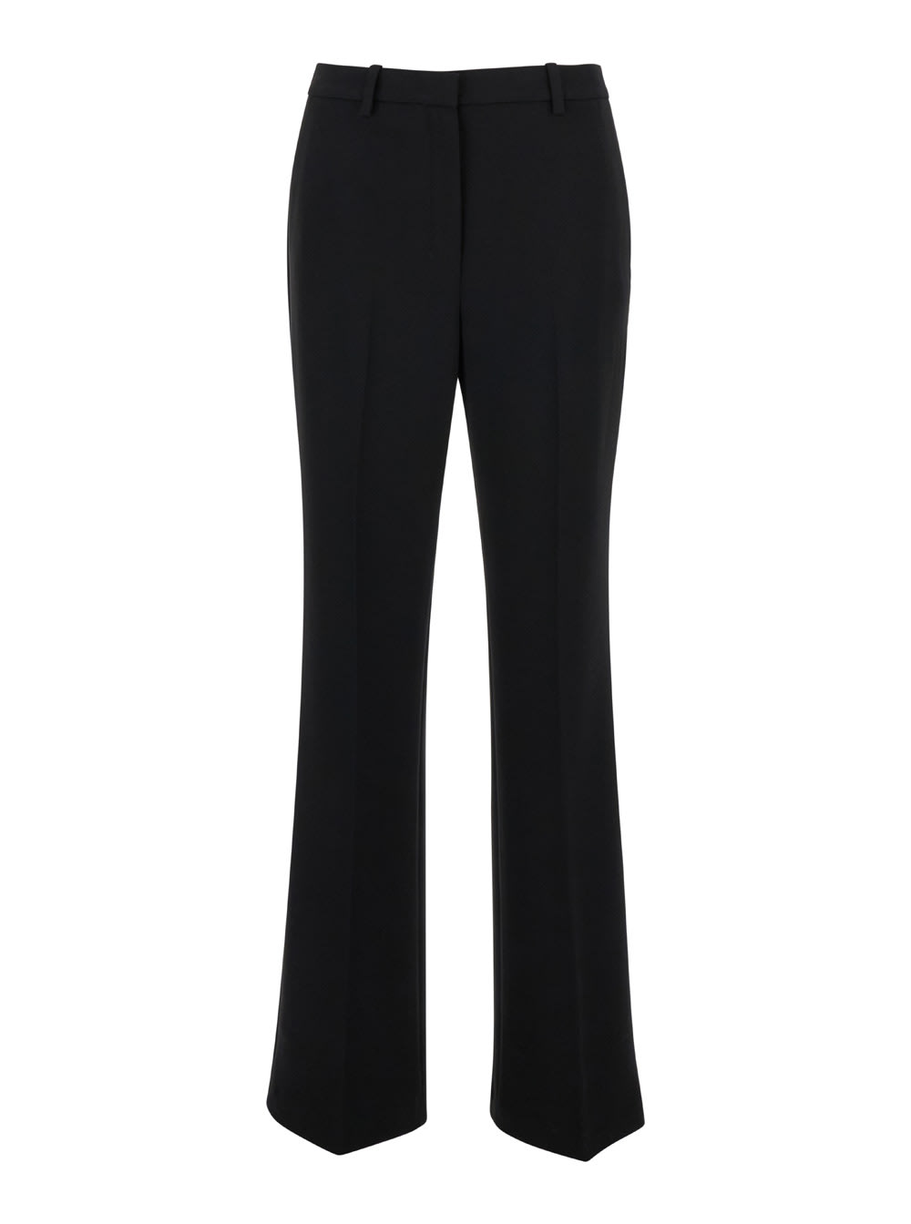 Theory Black Sartorial Pants With Stretch Pleat In Technical Fabric Woman - Black - female - Size: 4