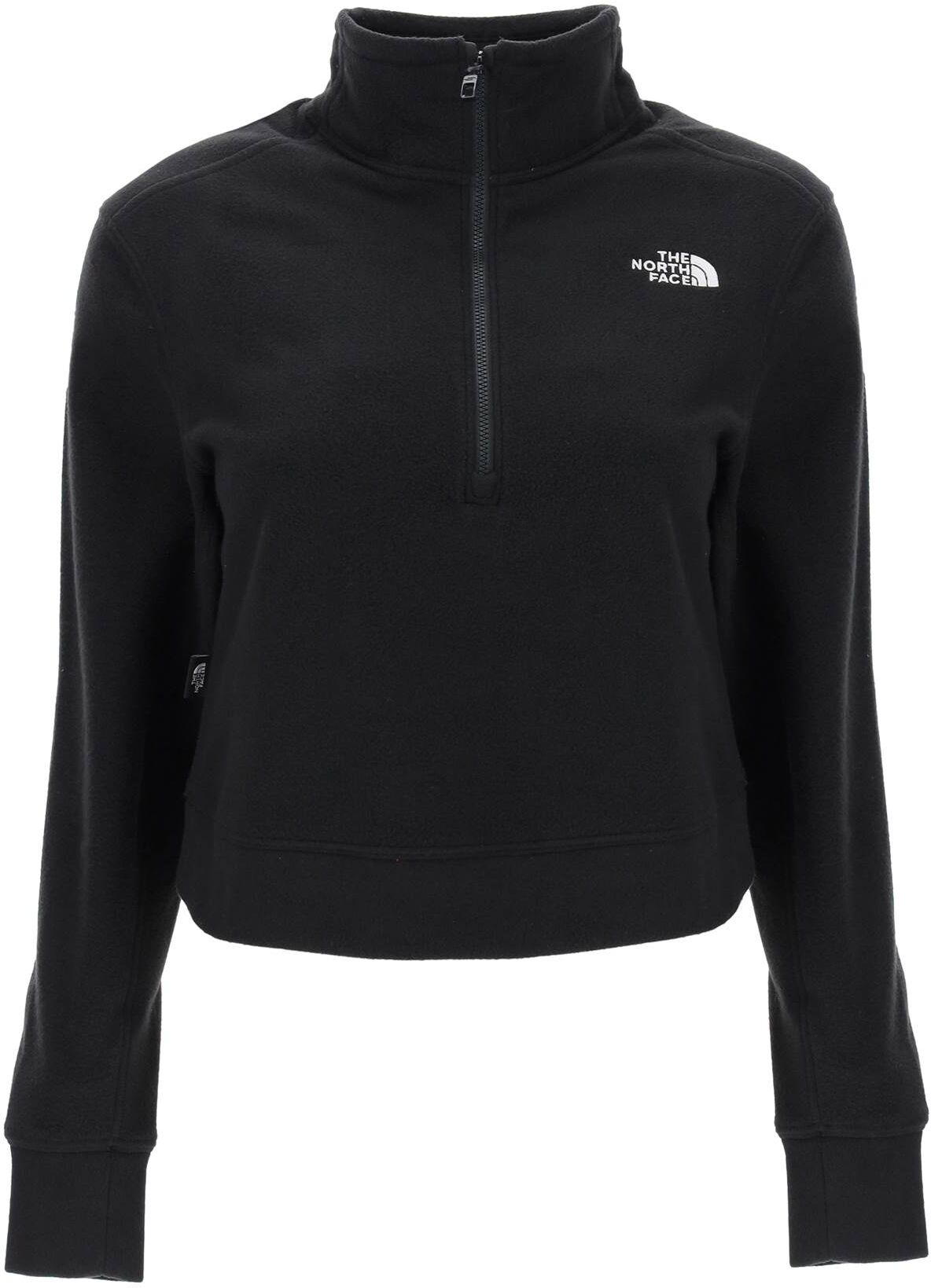 The North Face Glacer Cropped Fleece Sweatshirt - 0TNF BLACK (Black) - female - Size: Extra Small