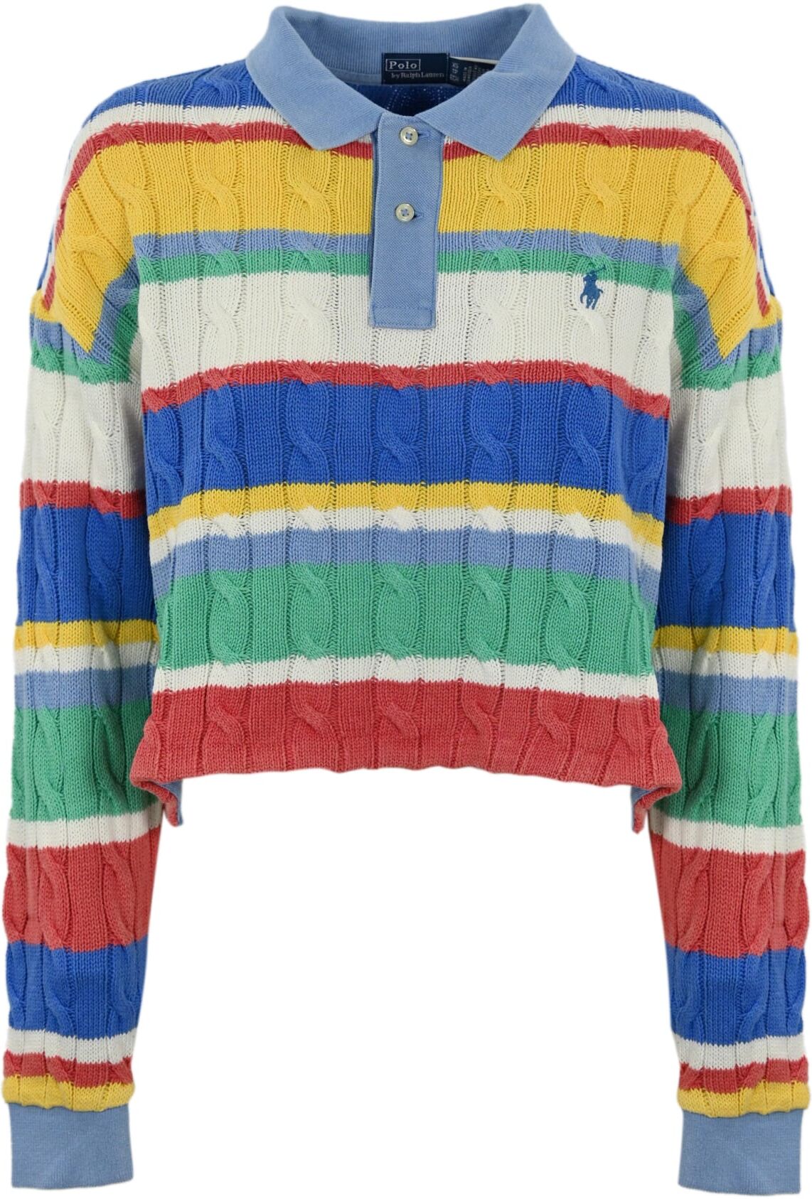 Polo Ralph Lauren Womens Polo Design Shirt - Stripe - female - Size: 2XS