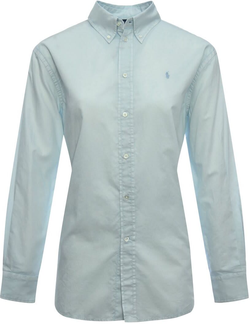 Polo Ralph Lauren Button Down Shirt - Ghiaccio - female - Size: Extra Small