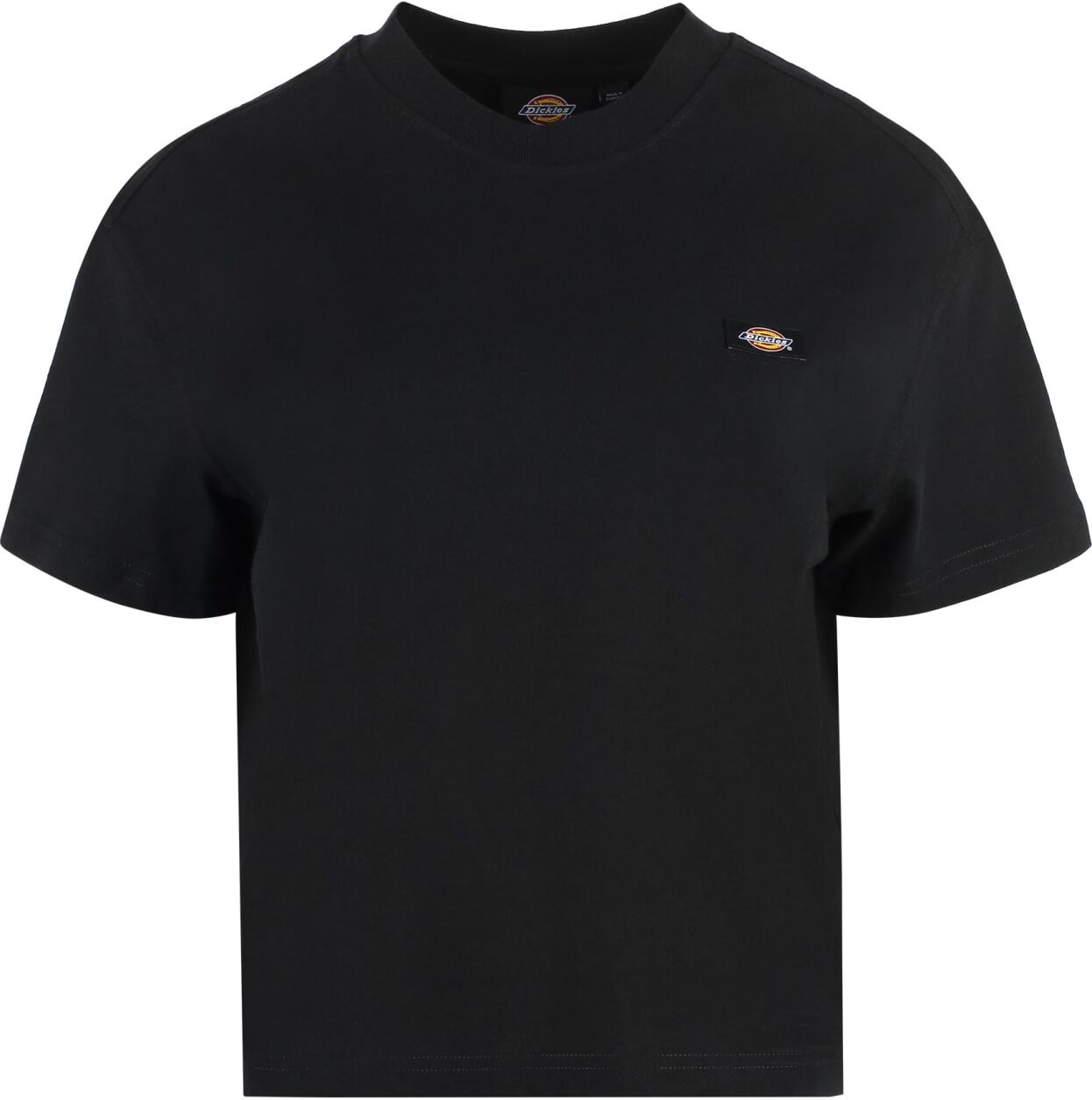 Dickies Oakport Cotton Crew-neck T-shirt - black - female - Size: Medium