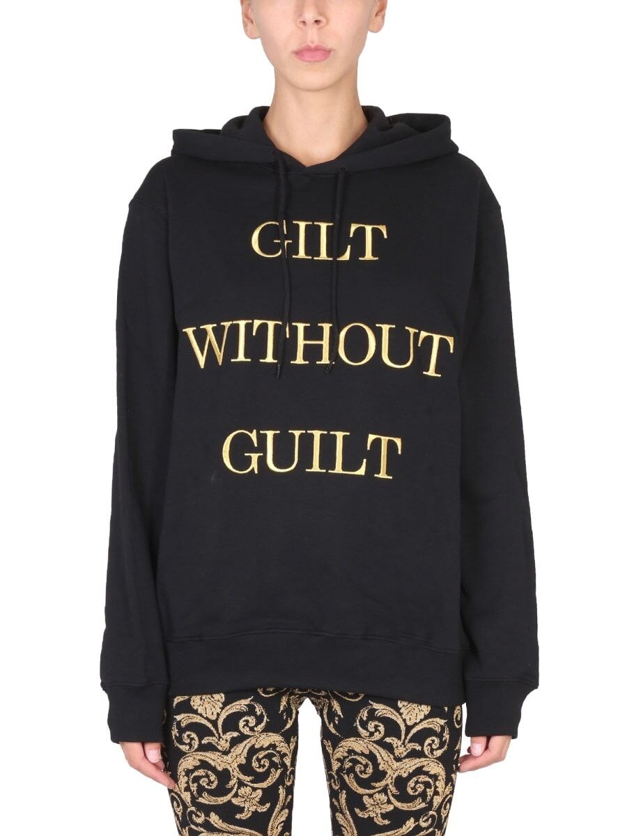 Moschino gilt Without Guilt Sweatshirt - BLACK - female - Size: 42