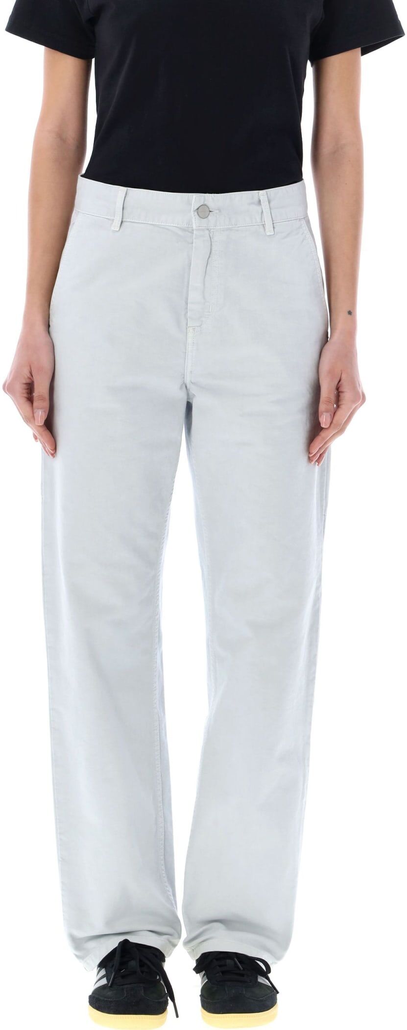 Carhartt Pierce Pant Straight - 0SILVER SONIC - female - Size: 2XS