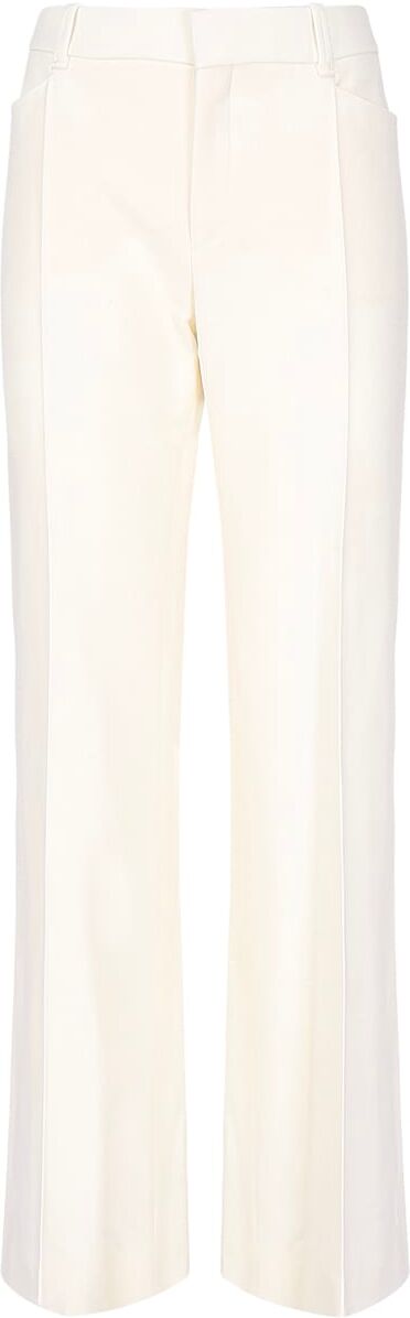 Chloé Flared Hose Trousers - White - female - Size: 38