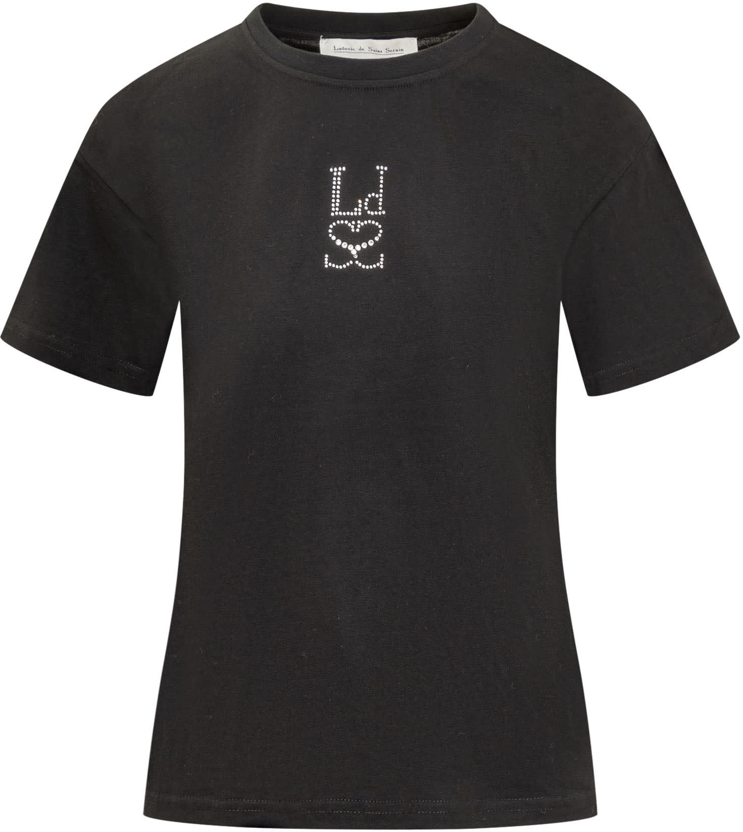 Ludovic de Saint Sernin Crystal T-shirt - BLACK - female - Size: Large