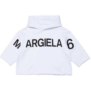 MM6 Maison Margiela Sweatshirt With Print - White - female - Size: 8