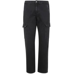 7 For All Mankind Cargo Tess Collide - Black - female - Size: Extra Small