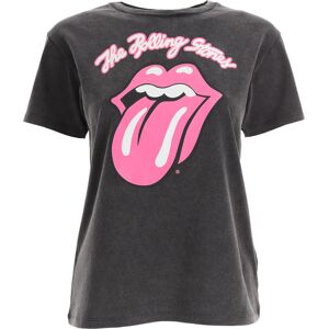 MC2 Saint Barth T-shirt Girocollo The Rolling Stones Nera Emilievintage00532d - Black - female - Size: Medium