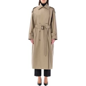 Max Mara Trench Coat - BEIGE - female - Size: 42