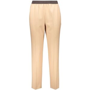 Agnona Long Trousers - Camel - female - Size: 38