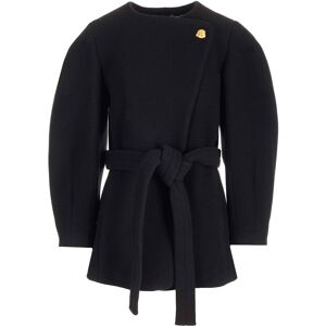 Chloé Wrap Coat - Black - female - Size: 40