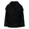 The Mannei jordan Black Sheepskin Coat - Black - female - Size: Small