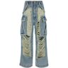 DARKPARK Light-blue Denim Vivi Cargo Jeans - 0Clear Blue - female - Size: 2XS