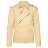 Burberry Beige Paper-fibre Blend Jacket - NEUTRALS - female - Size: 8
