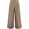 'S Max Mara Abba Cropped Trousers - Camel - female - Size: 44