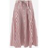 Striped Cotton Skirt Polo Ralph Lauren - Red - female - Size: 6