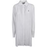 Polo Ralph Lauren Oversized Shirt Dress - White - female - Size: Small