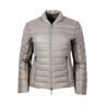 Armani Collezioni Lightweight 100 Gram Slim Down Jacket With Integrated Concealed Hood And Zip Closure - Beige - female - Size: Medium