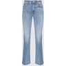 Mother Light Blue Cotton Blend Weekender Jeans - 0BELLE DE JOUR - female - Size: Small