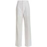 (nude) Visible Button Jeans - White - female - Size: 40